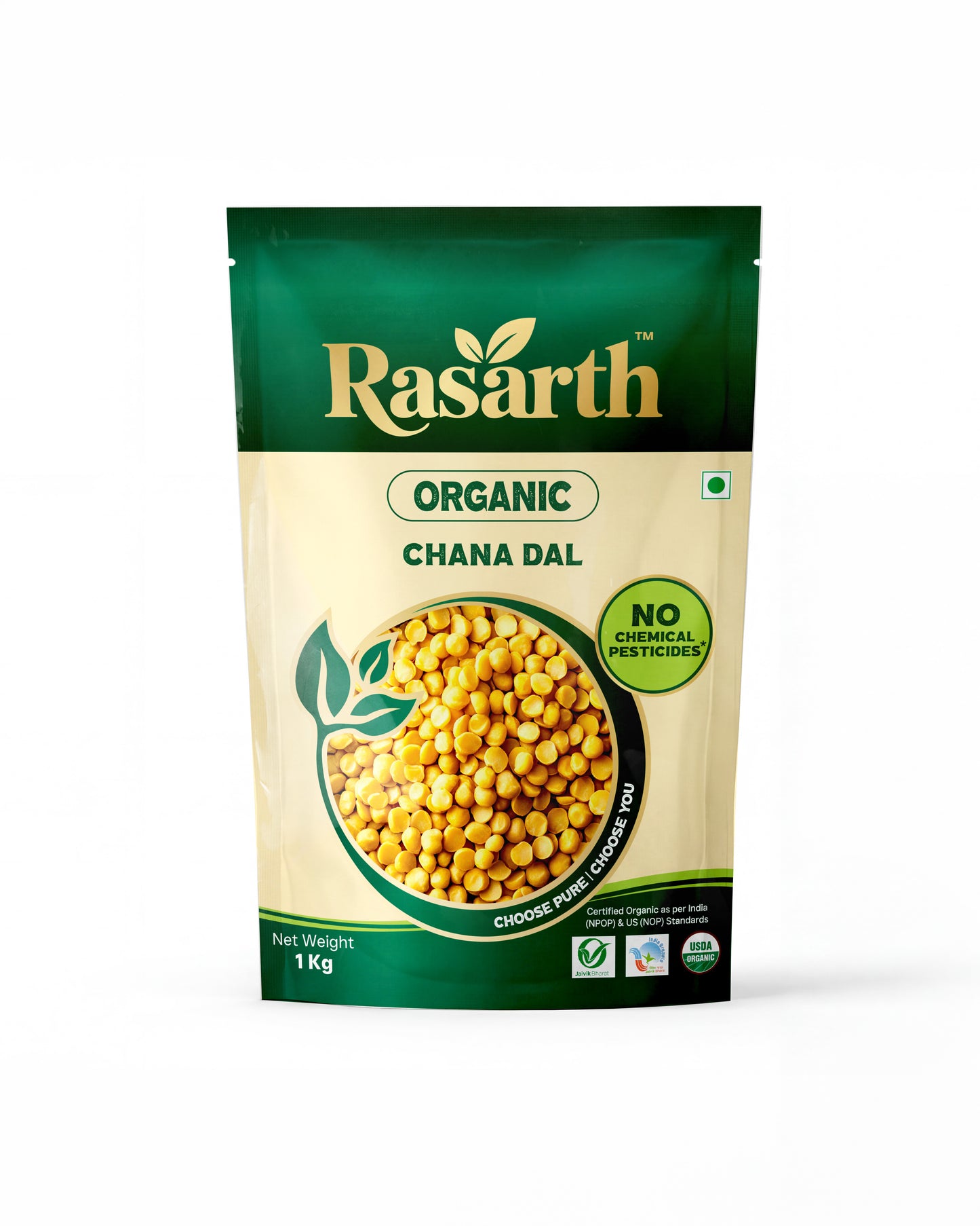 Rasarth Organic Chana Dal (Can)