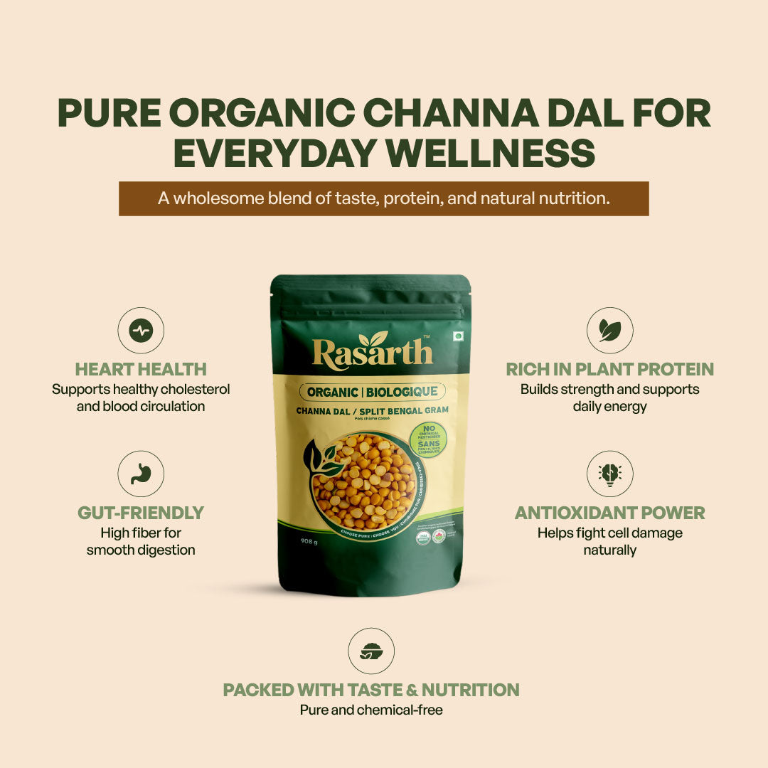 Rasarth Organic Chana Dal