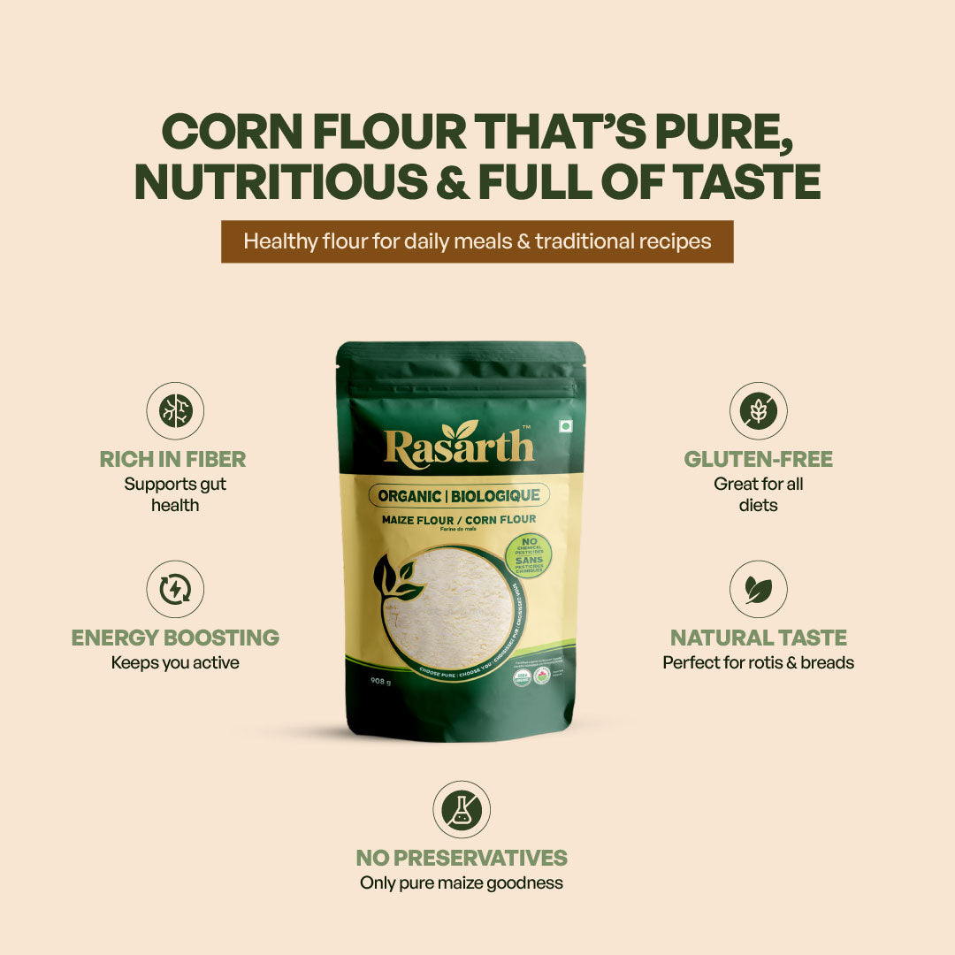 Rasarth Organic Corn Flour