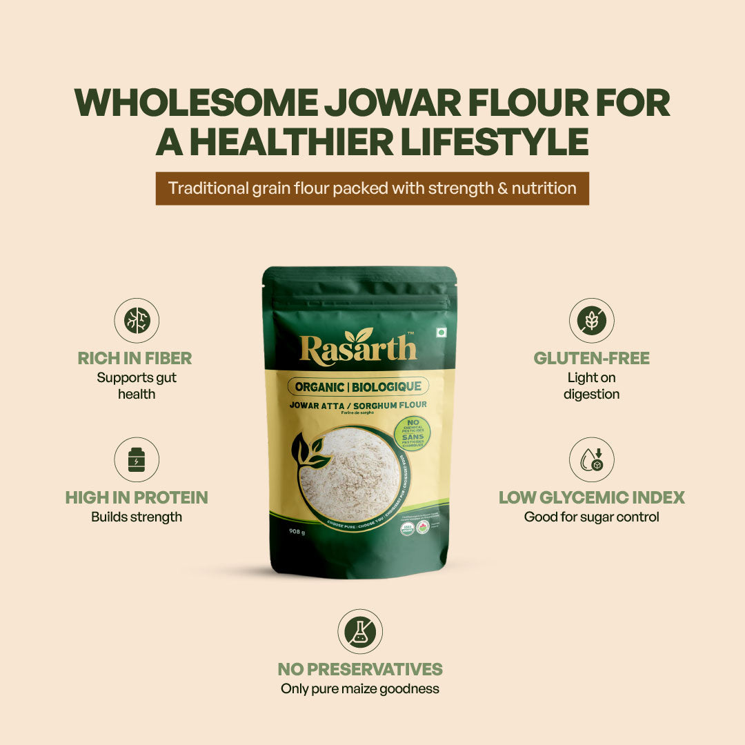 Rasarth Organic Jowar Atta