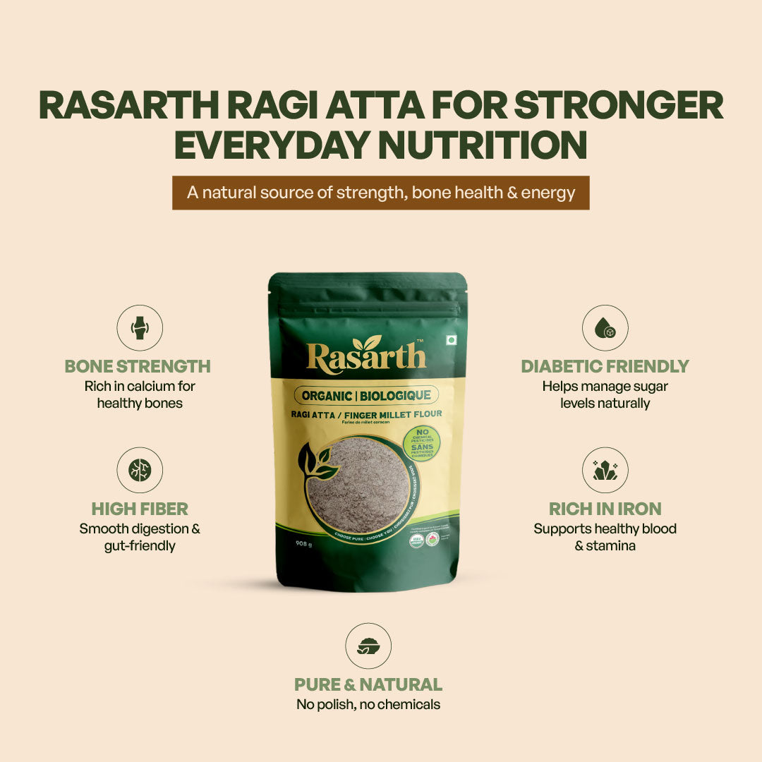 Rasarth Organic Ragi Atta