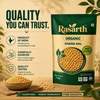 Rasarth Organic Chana Dal (Can)