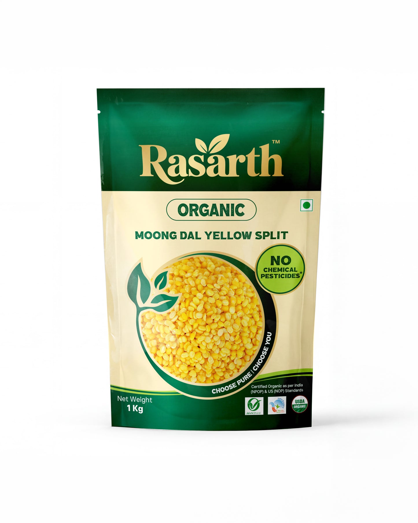 Organic Moong Dal Yellow Split