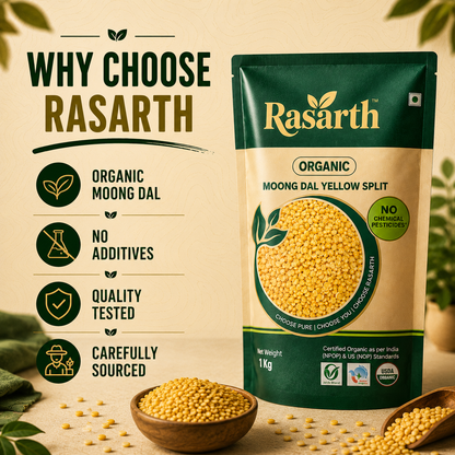 Organic Moong Dal Yellow Split
