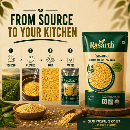 Organic Moong Dal Yellow Split