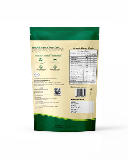 Organic Ajwain Whole