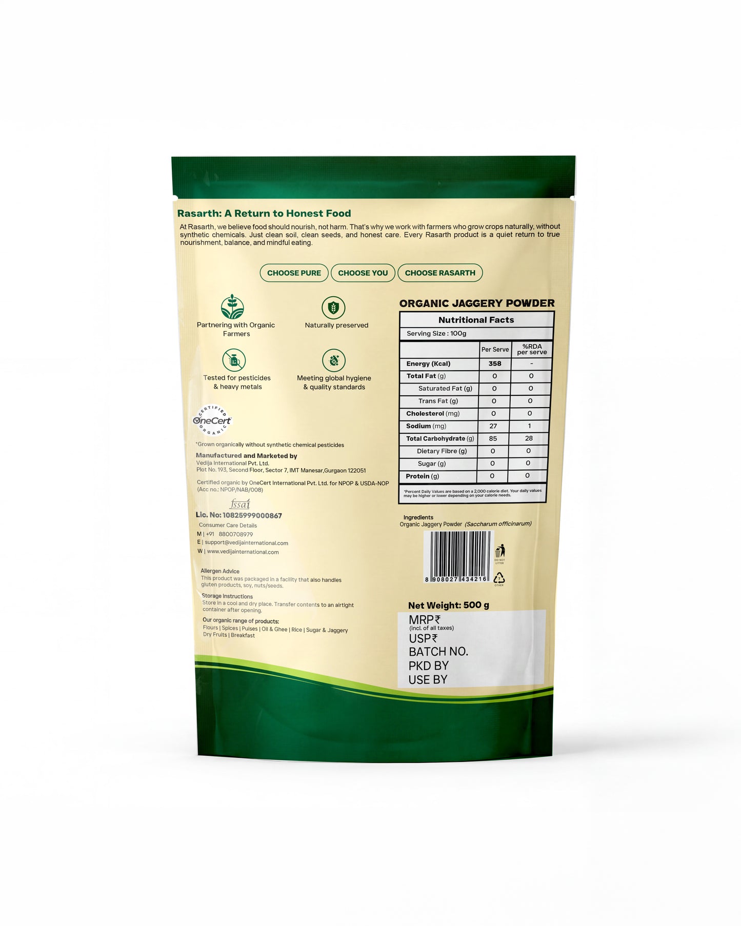 Organic Jaggery Powder