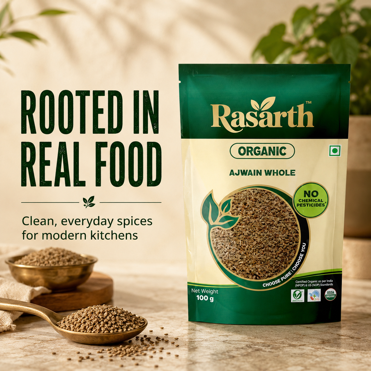 Organic Ajwain Whole