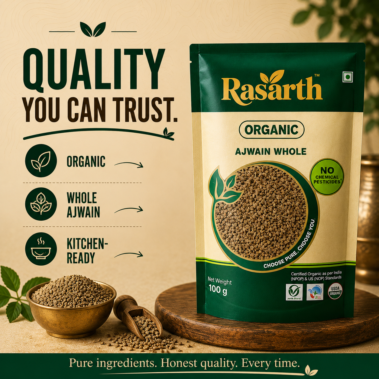 Organic Ajwain Whole