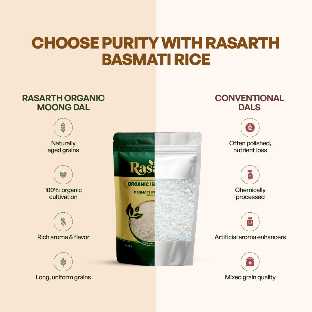 Rasarth Organic Basmati Rice (White)