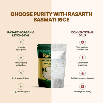 Rasarth Organic Basmati Rice (White)