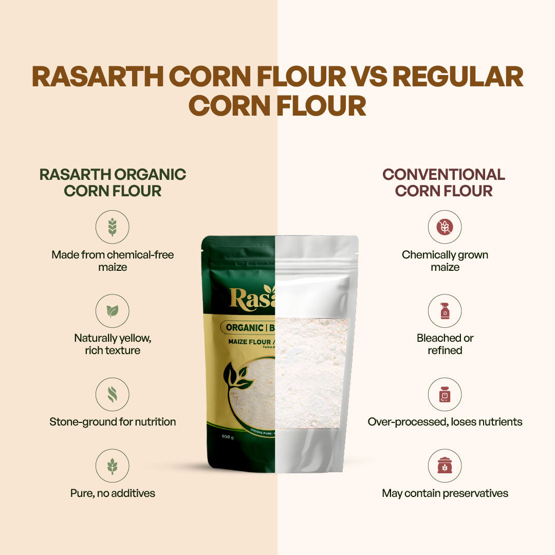 Rasarth Organic Corn Flour
