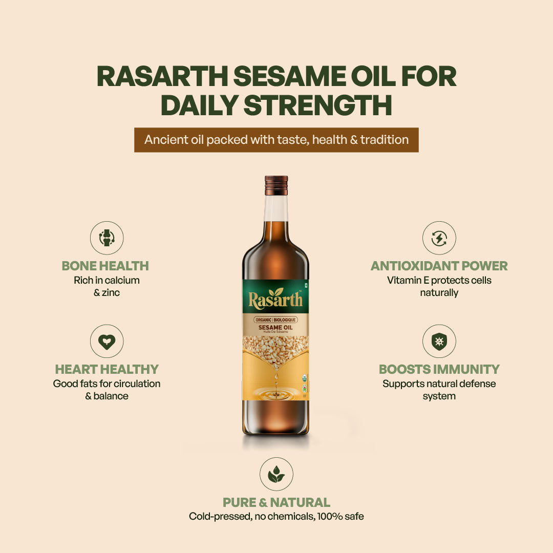 Rasarth Organic Sesame Oil
