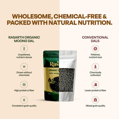 Rasarth Organic Urad Daal