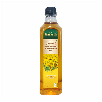 Organic Cold Pressed Sunflower oil