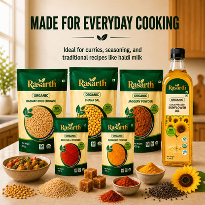 Organic Cold Pressed Sunflower oil