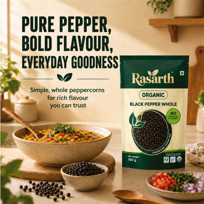 Organic Black Pepper (Whole)